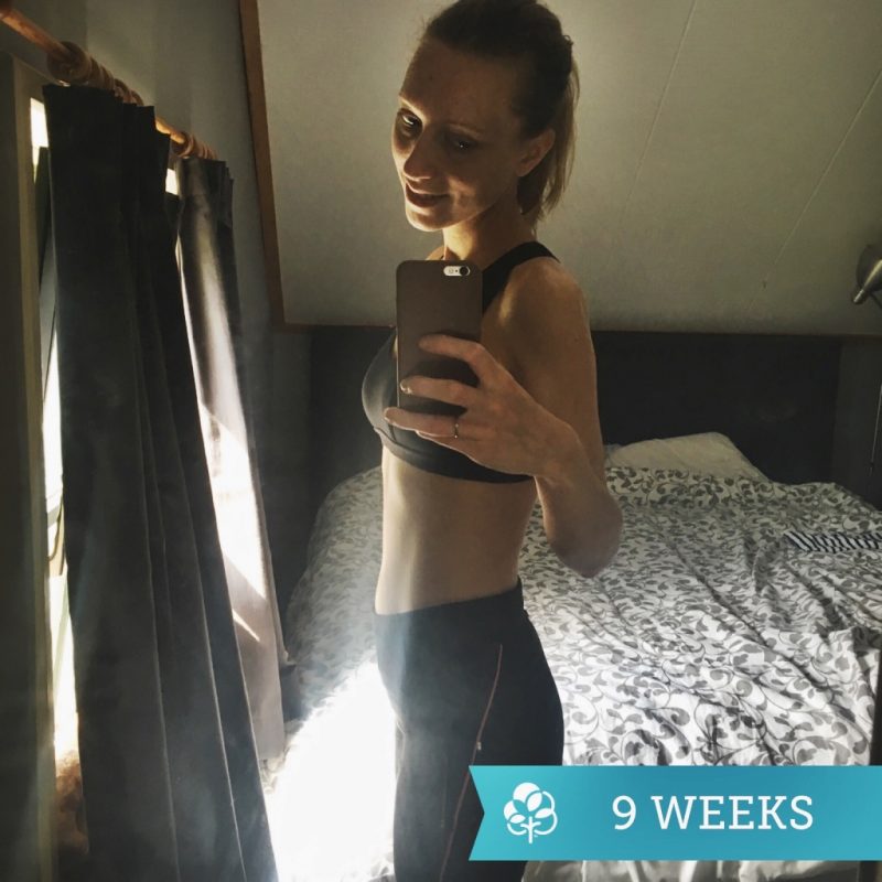 9 weken zwanger