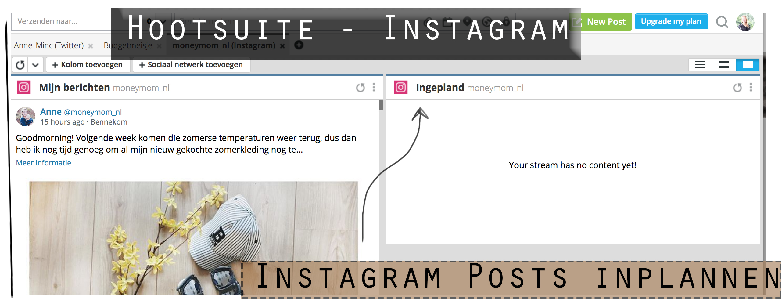 instagram inplannen